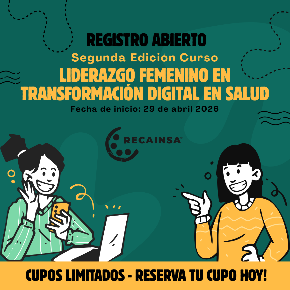 Imagen ilustrativa del curso Liderazgo Femenino en Transformación Digital en Salud